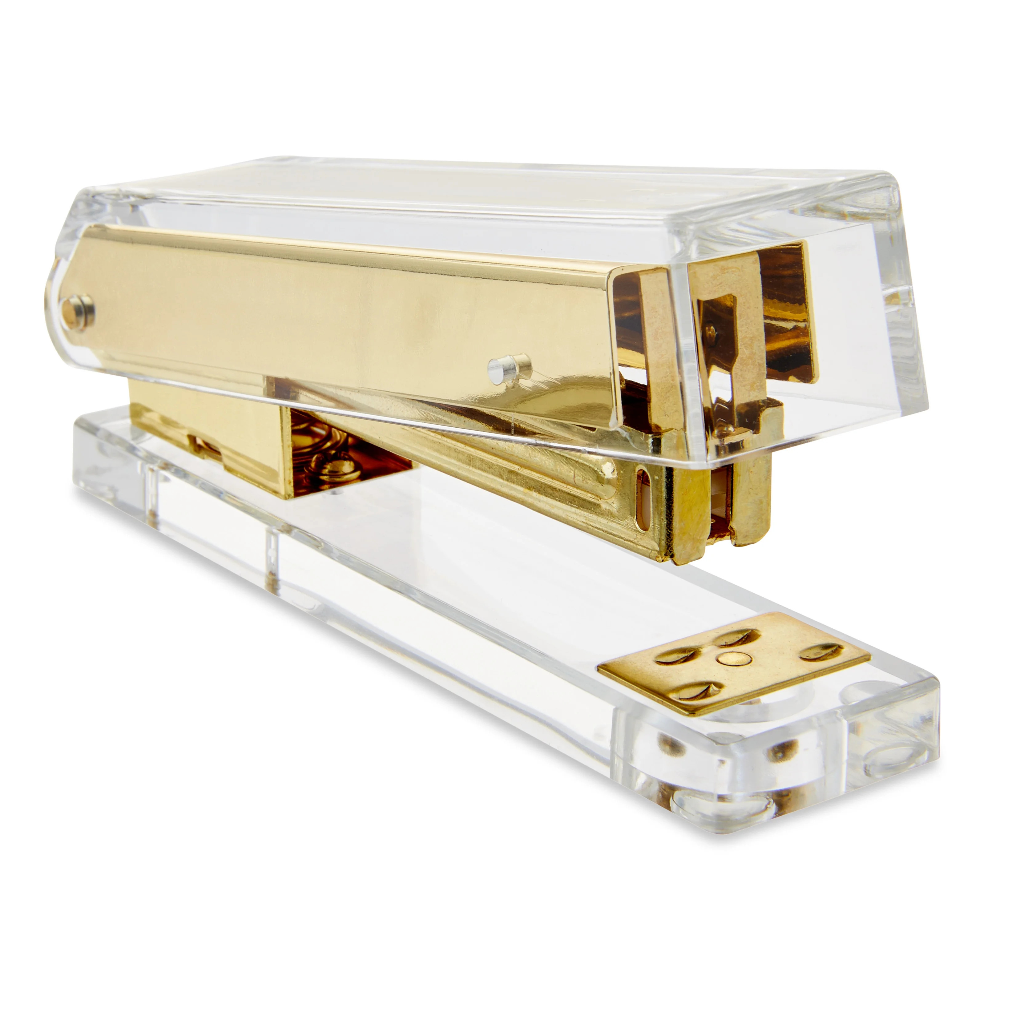 Pen+Gear Acrylic Stapler, Gold Color, 20 Sheet Capacity, Multi-Function Hand Stapler | Walmart (US)