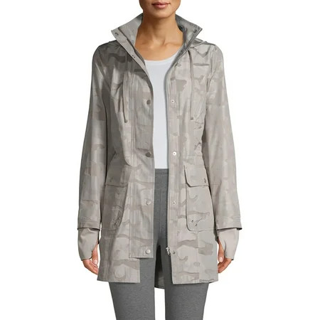 Athletic Works Women's Active Camo Anorak Hooded Jacket | Walmart (US)
