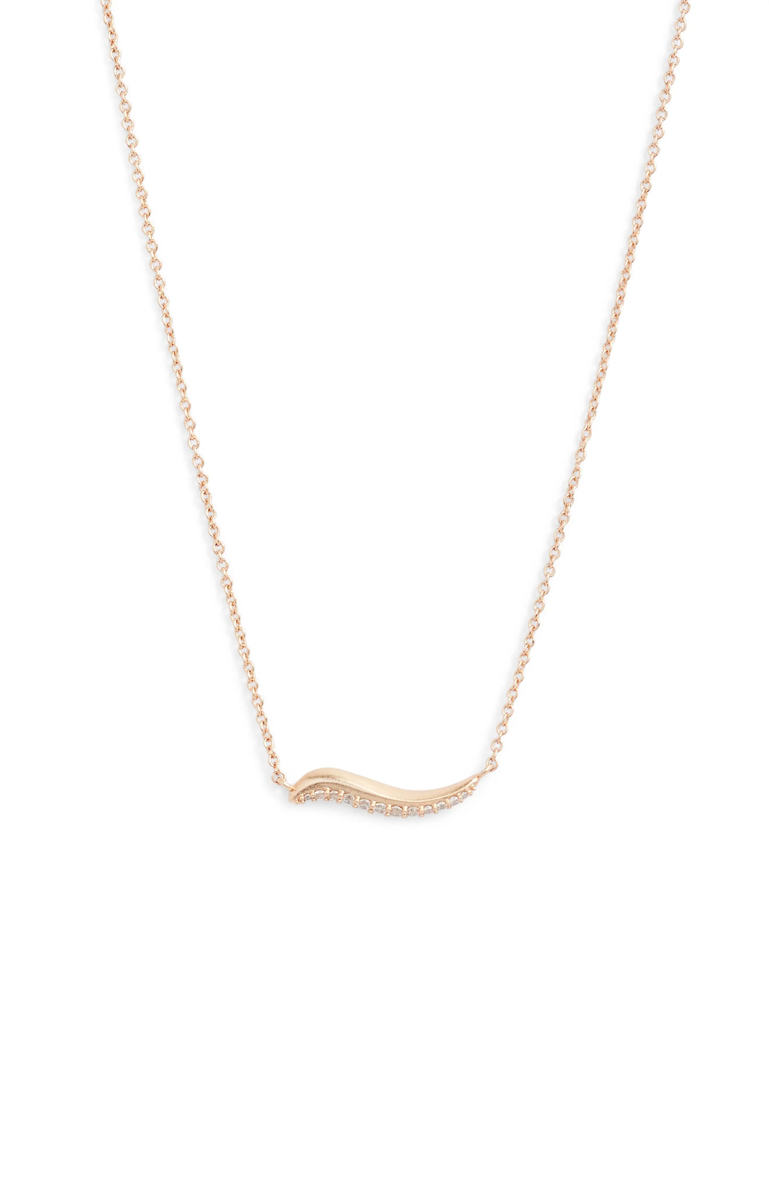 Kendra Scott Wavy Pendant Necklace | Nordstrom