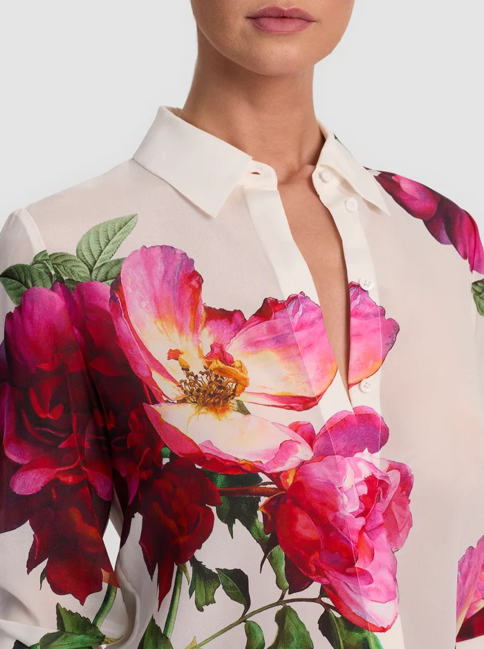 WILLA SILK BLOUSE | Alice + Olivia