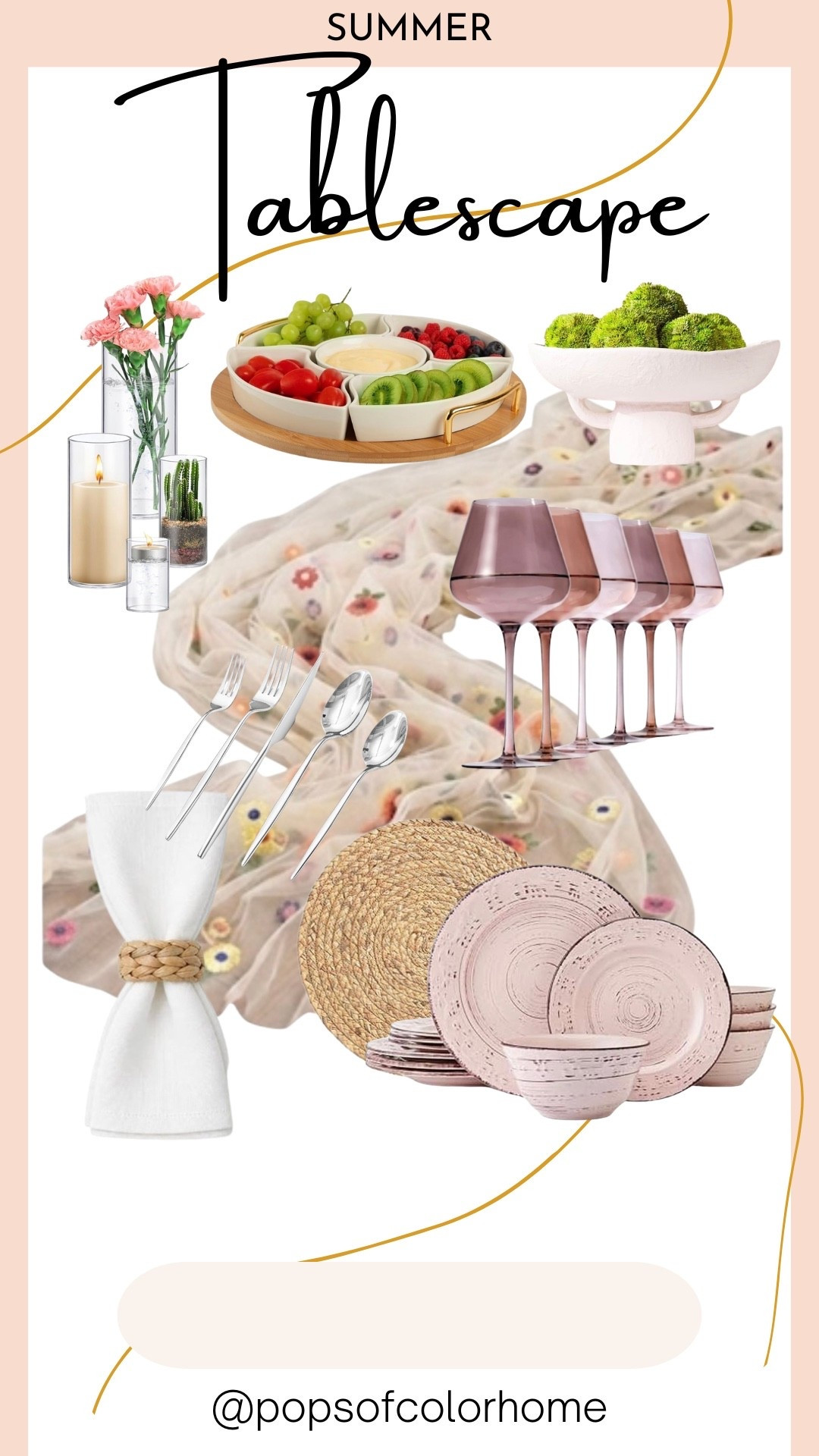 Summer table setting ideas

#LTKHome #LTKSaleAlert