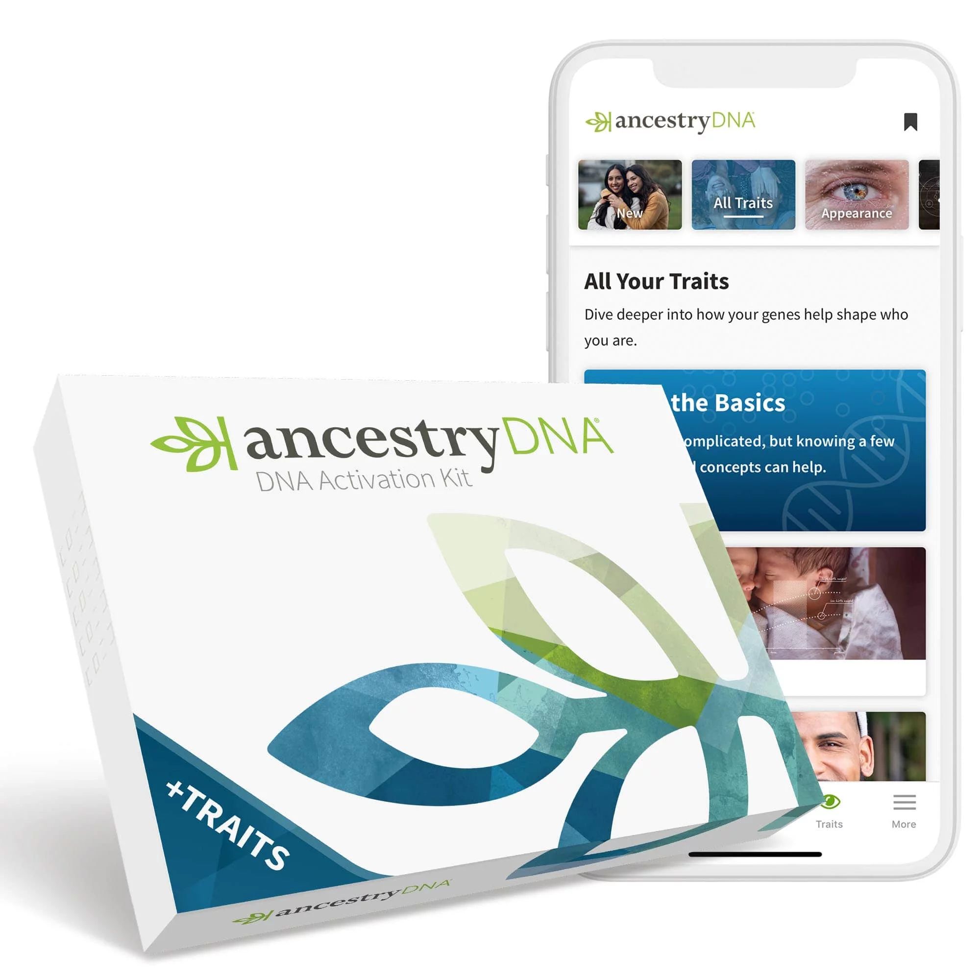 AncestryDNA + Traits: Genetic Ethnicity + Traits Test, AncestryDNA Testing Kit with 25+ Appearanc... | Walmart (US)
