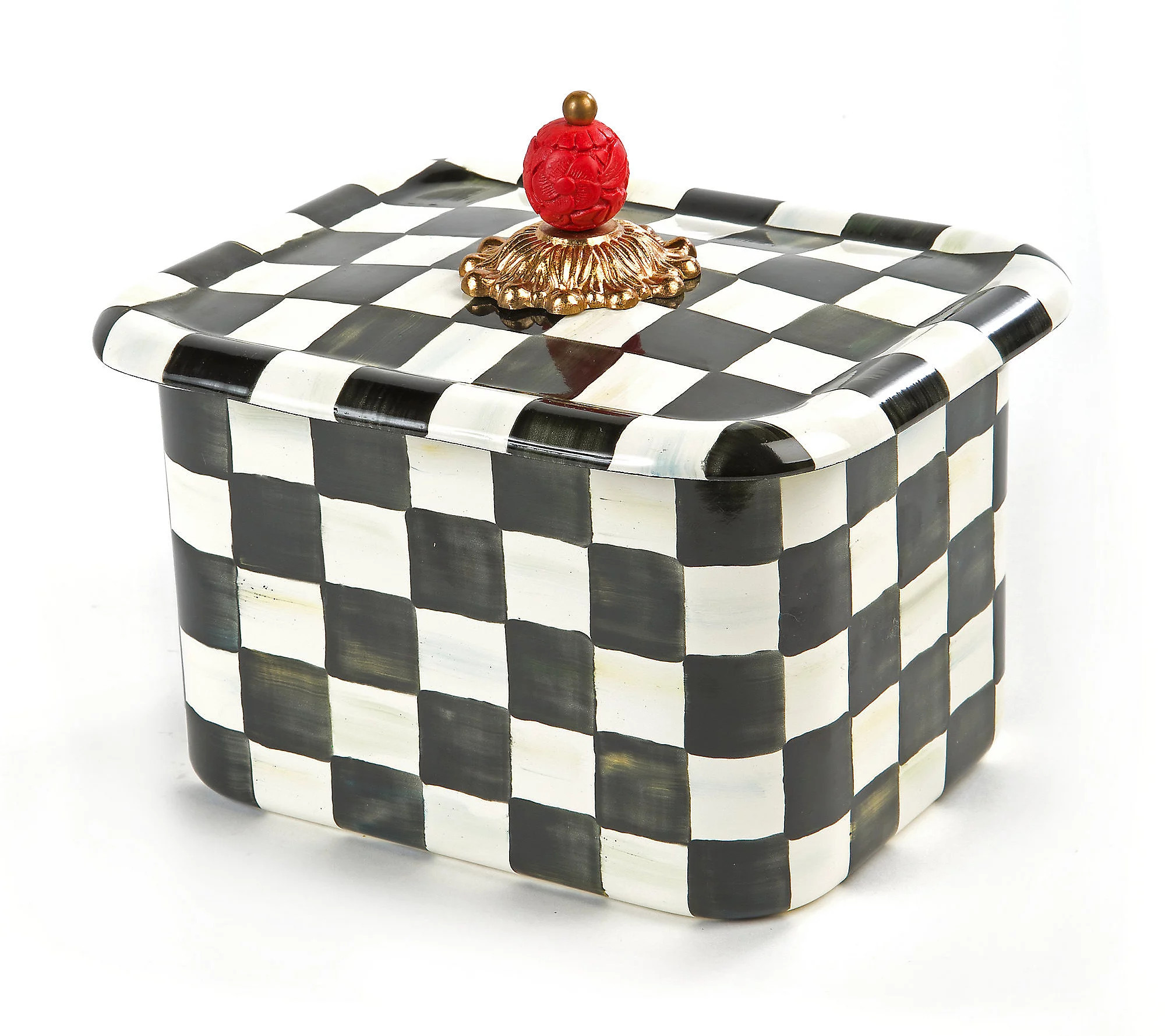 As Is Mackenzie-Childs Recipe Box | QVC