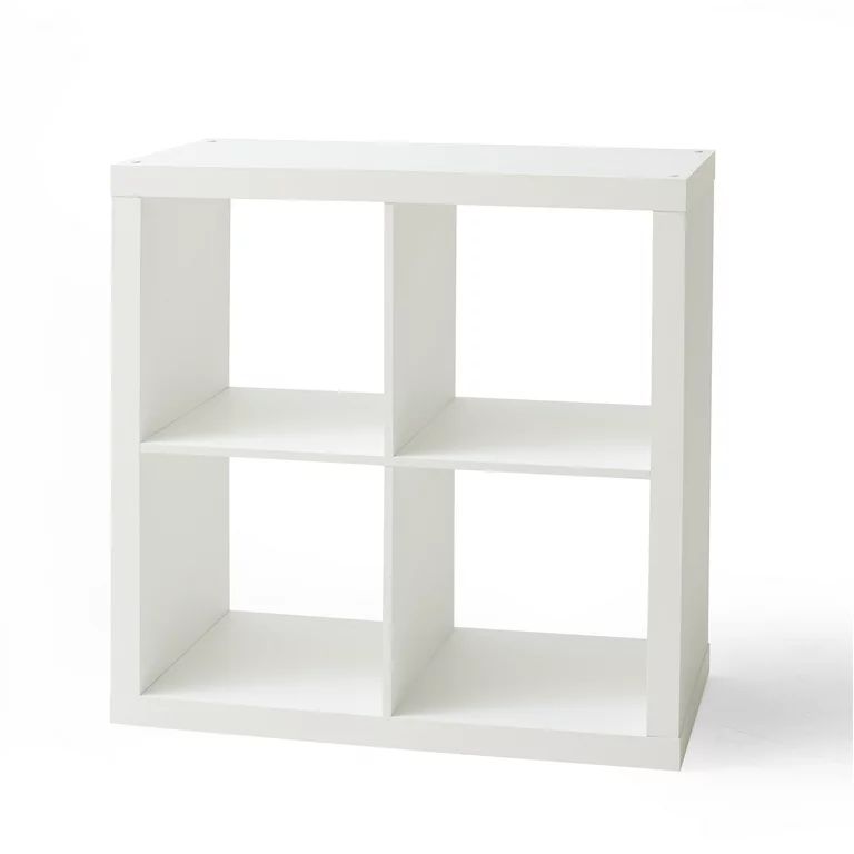 Better Homes & Gardens 4-Cube Storage Organizer, White Texture | Walmart (US)