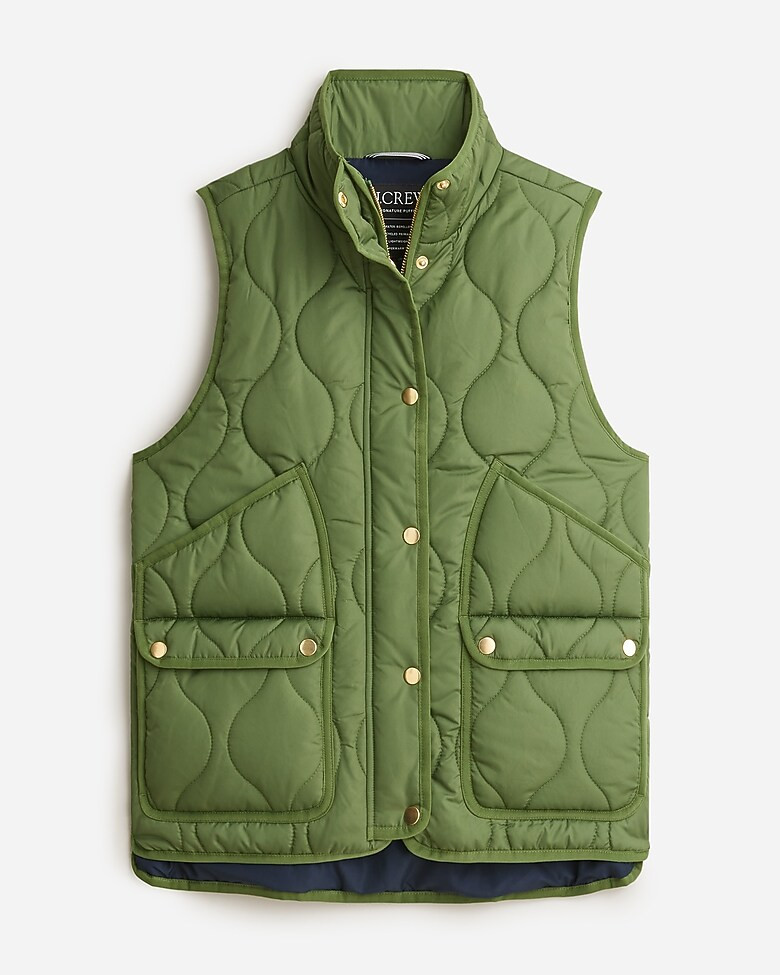 New quilted excursion vest | J. Crew US