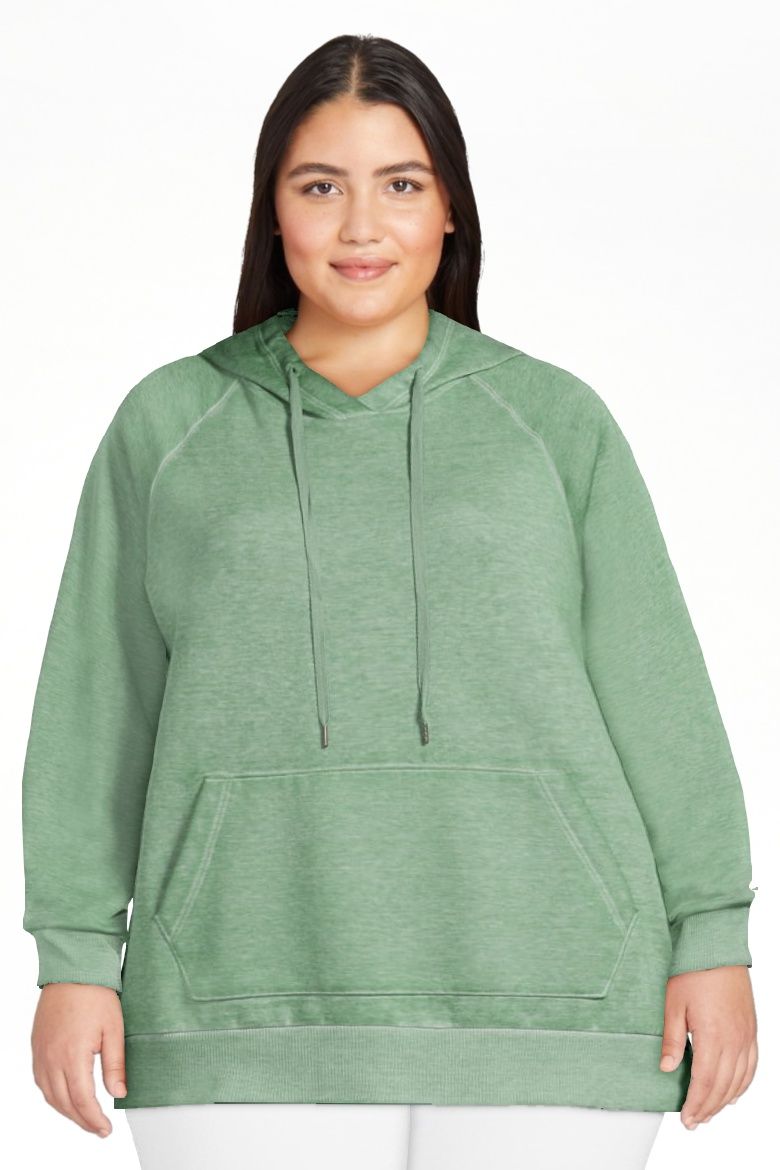 Time and Tru Women's Garment Washed Pullover Hoodie, Sizes S-3XL | Walmart (US)