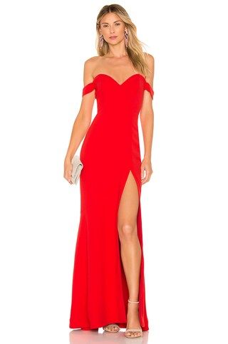 NBD Maracuya Gown in Red from Revolve.com | Revolve Clothing (Global)