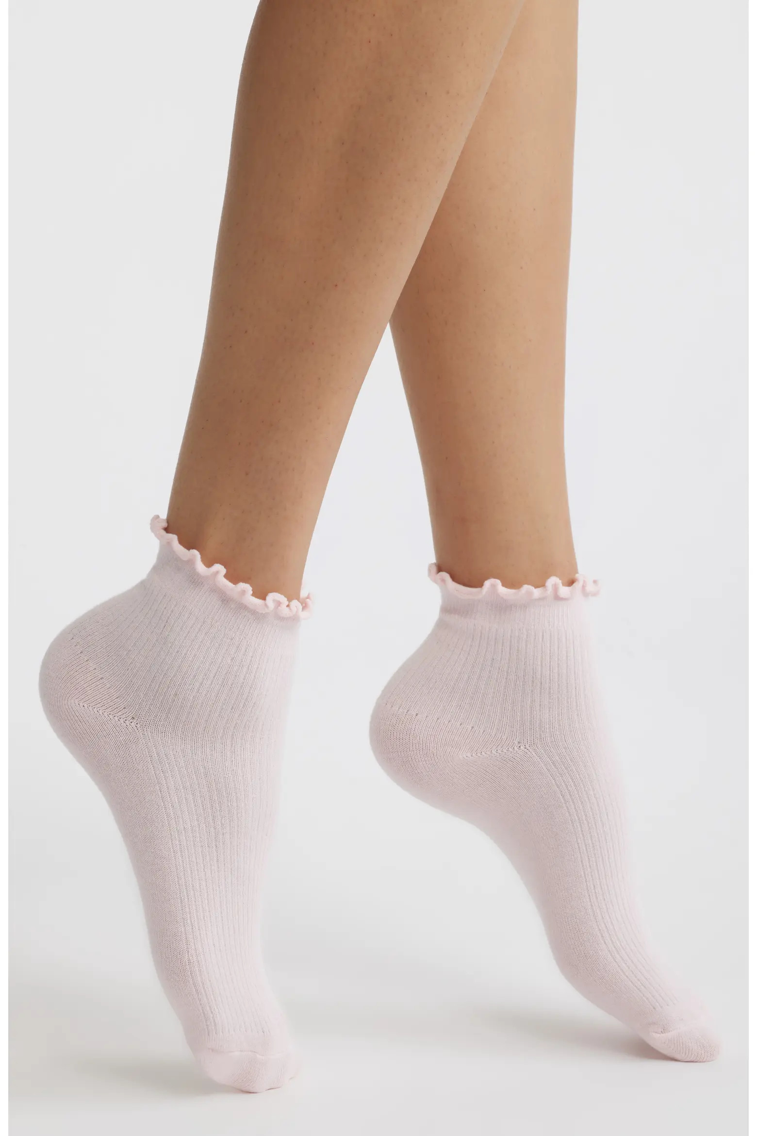 Billie Ruffle Mid Crew Socks (Women) | Nordstrom | Nordstrom
