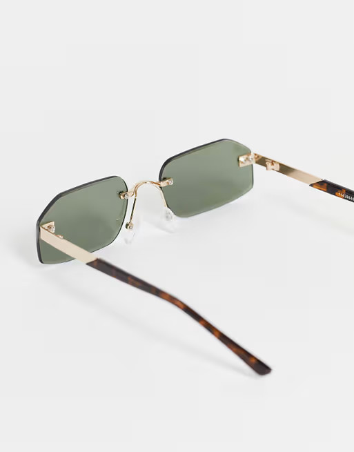 Topshop metal square sunglasses | ASOS (Global)