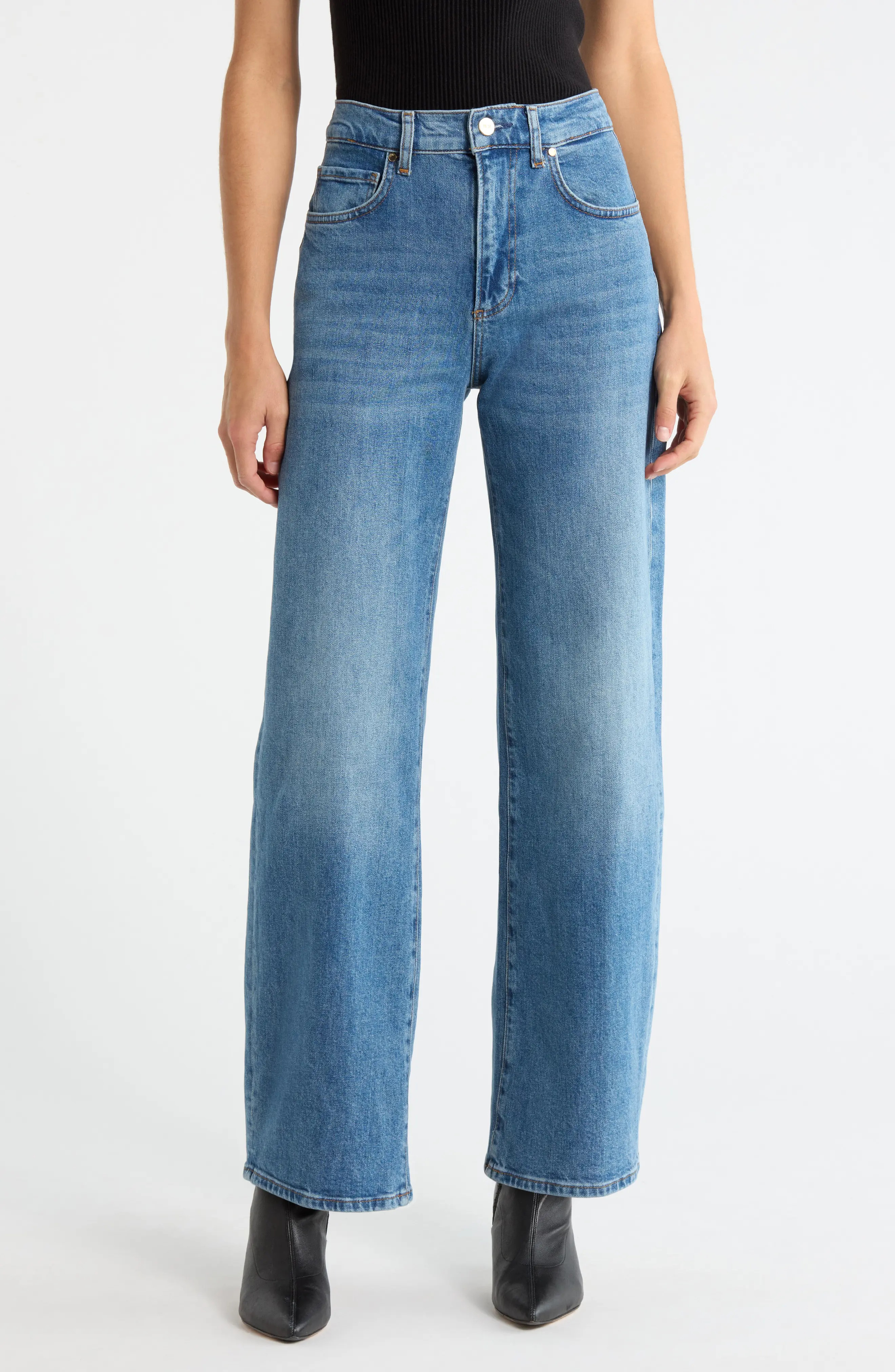 Arellia High Waist Ankle Barrel Leg Jeans (Women) | Nordstromrack | Nordstrom Rack