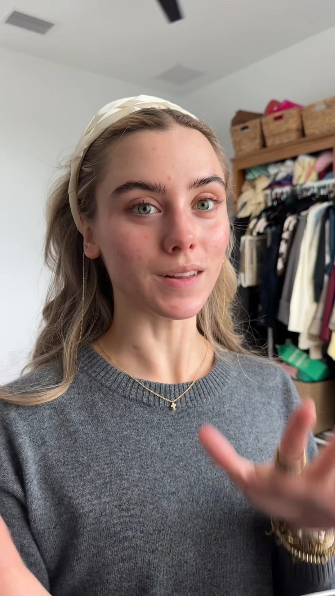 get ready with me 💛 skin needs to be hydrated so bioron calendula cream or magic molecule (code SLOANE15) for prep before my dibs beauty LoveBeam perfector shade 1. Natasha Denona foundation shade N6, lawless foundation shade 7L, or Haus labs shade 200 foundation are my favorites. I used Natasha Denona foundation today. Haus labs glossy cinnamon blush stick as a bronzer. Rhode blush stick and Haus labs blush shade glossy pitaya. Natasha Denona concealer shade N2. Huda beauty loose setting powder cherry peach powder. Benefit cosmetics clear brow gel. Huda beauty blush palette shade toasty peach. Haus labs powder bronzer shade amber horizon medium. L’Oréal Paris 3 second setting mist setting spray. Urban decay tubing tube job mascara. Anastasia Beverly Hills setting spray. Anastasia Beverly Hills lip liner shade deep taupe with Rhode blush.

#LTKstorytime #LTKBeauty #LTKgrwm