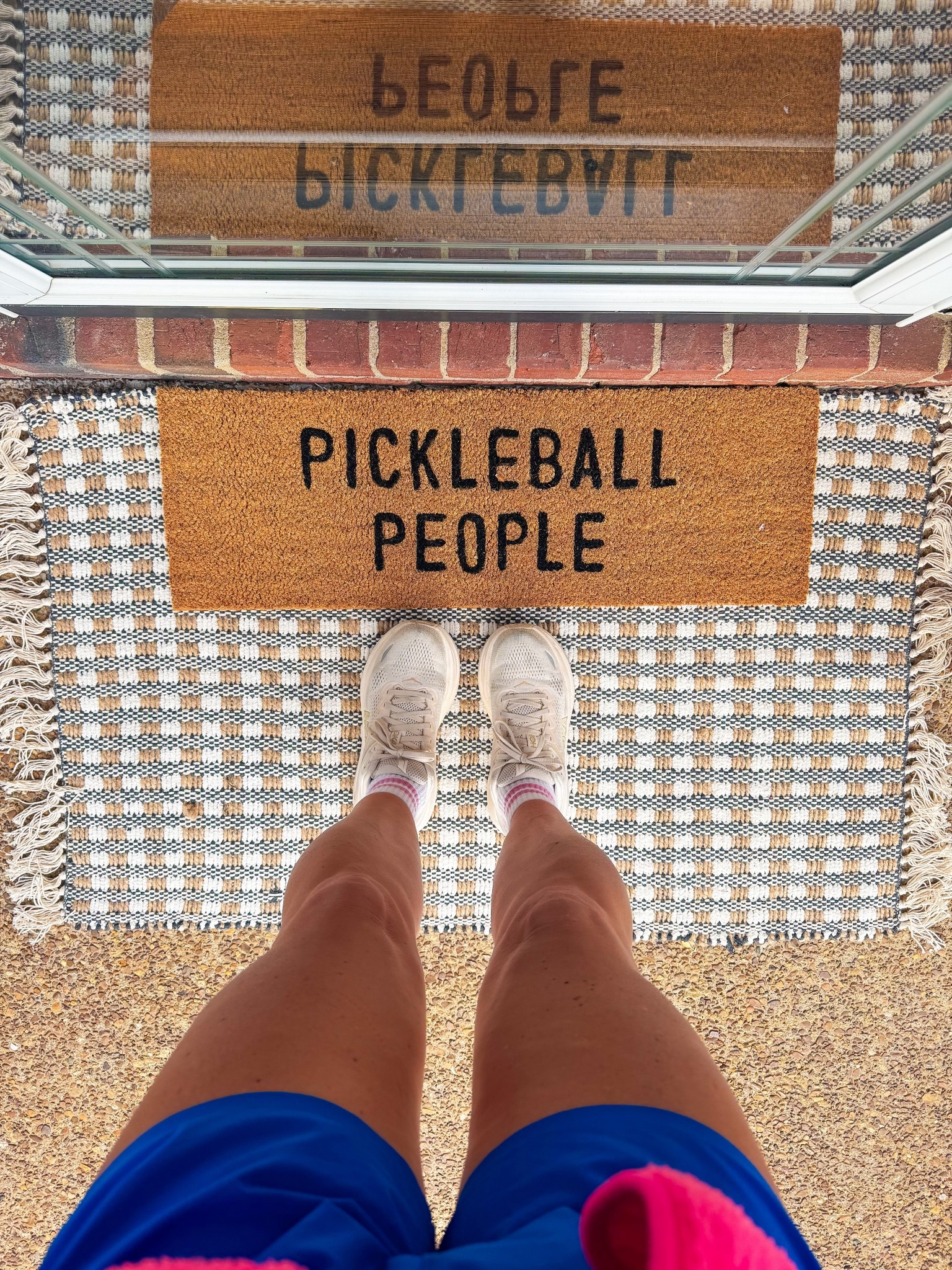 Pickleball doormat