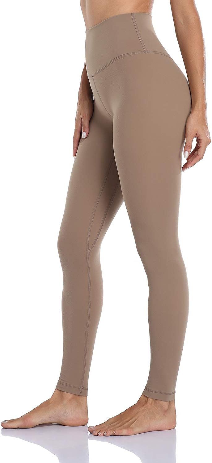 HeyNuts Essential Full Length Yoga Leggings, Women's High Waisted Workout Compression Pants 28'' | Amazon (US)