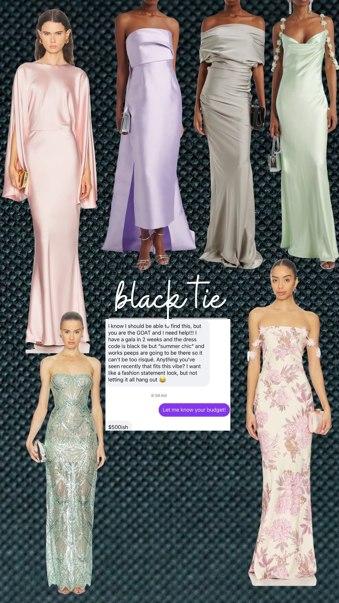 What I would wear to a summer black tie event around $500 ￼

#LTKWedding #LTKSeasonal #LTKTravel
