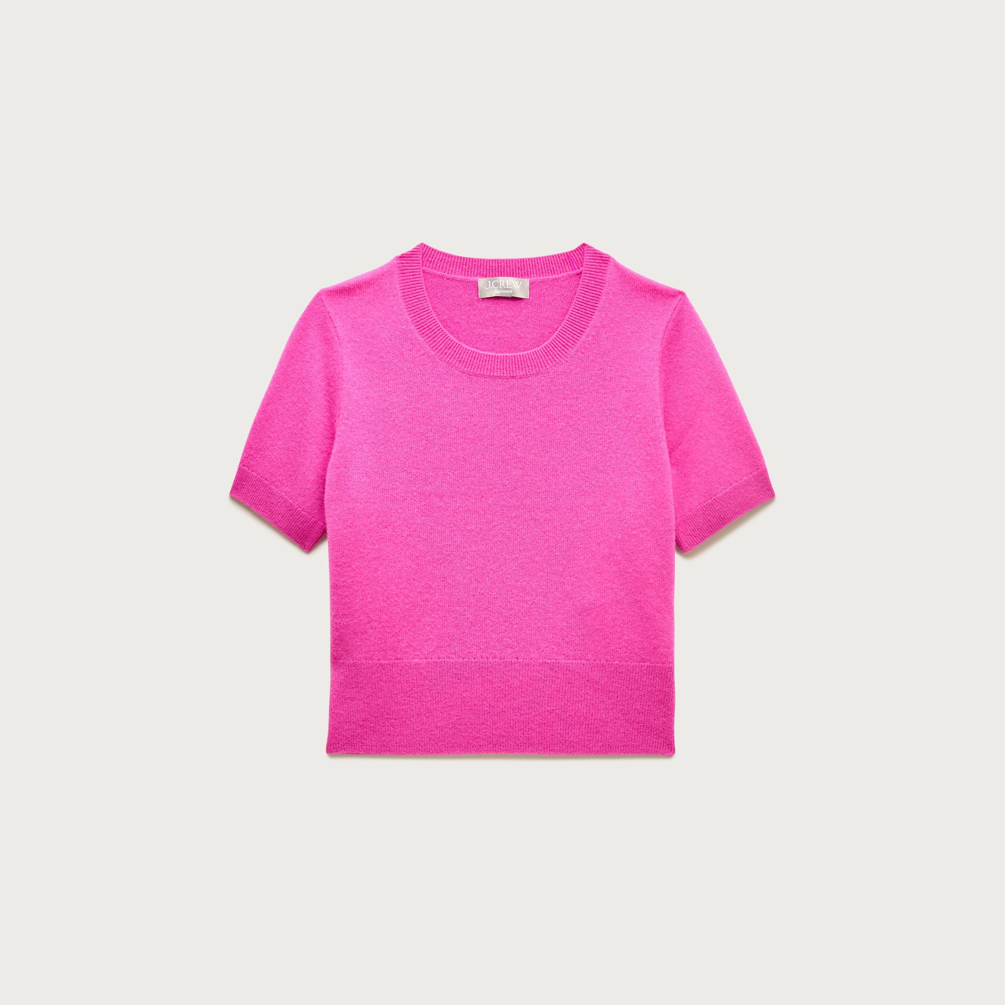 Cashmere shrunken T-shirt | J. Crew US