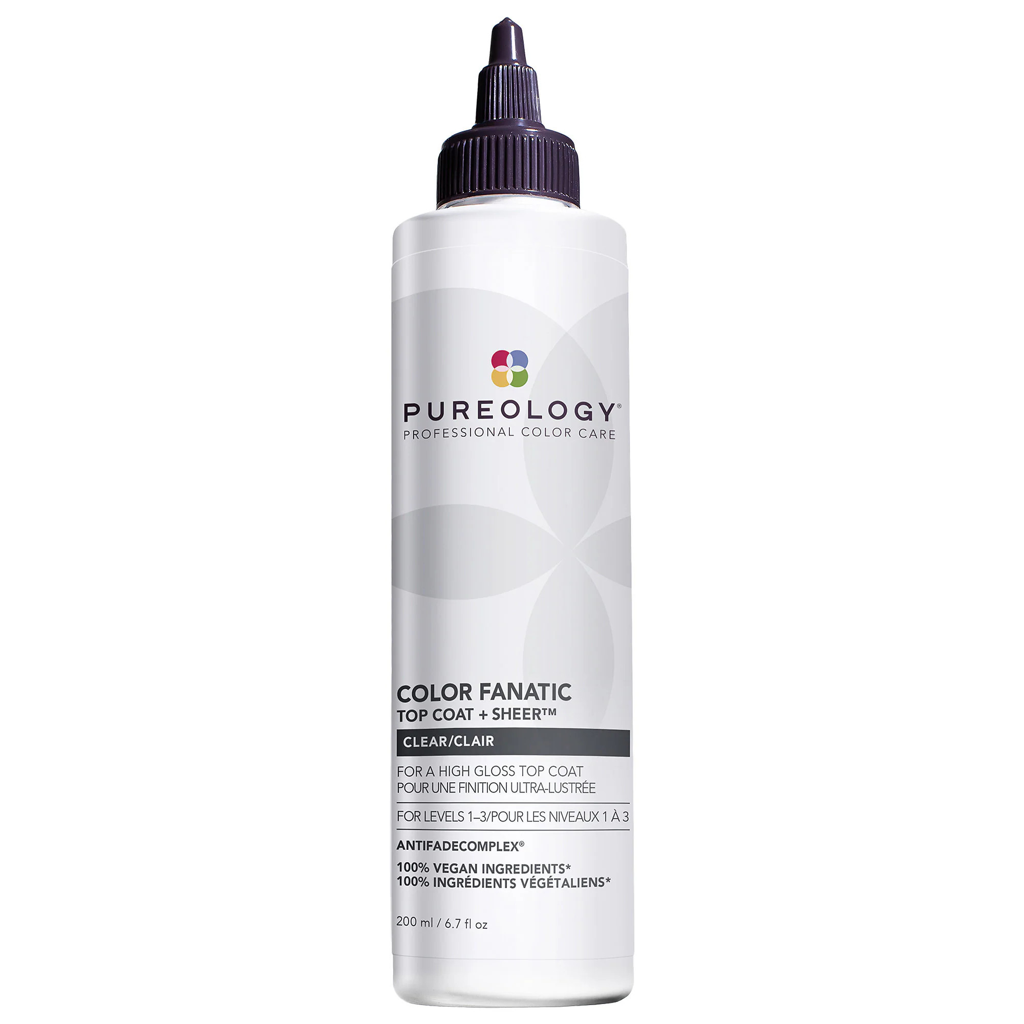 Pureology Color Fanatic Top Coat + Clear Hair Gloss Clear 6.7 oz/ 200 mL | Sephora (US)