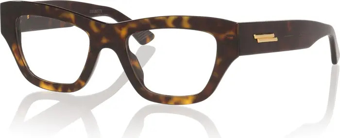 Bottega Veneta 49mm Rectangle optical glasses | Nordstrom | Nordstrom