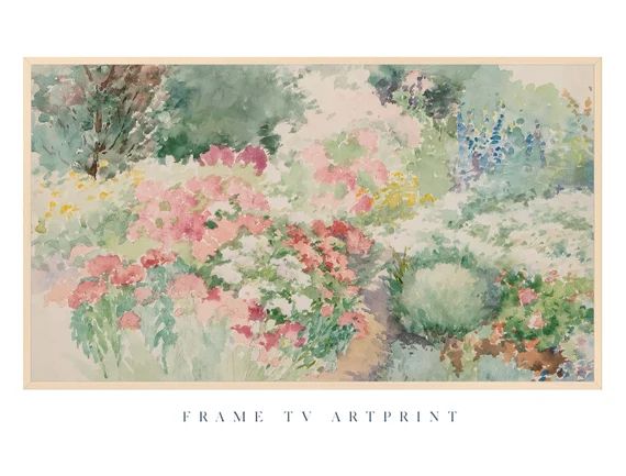 Samsung Frame TV Art spring Water Color Floral - Etsy | Etsy (US)