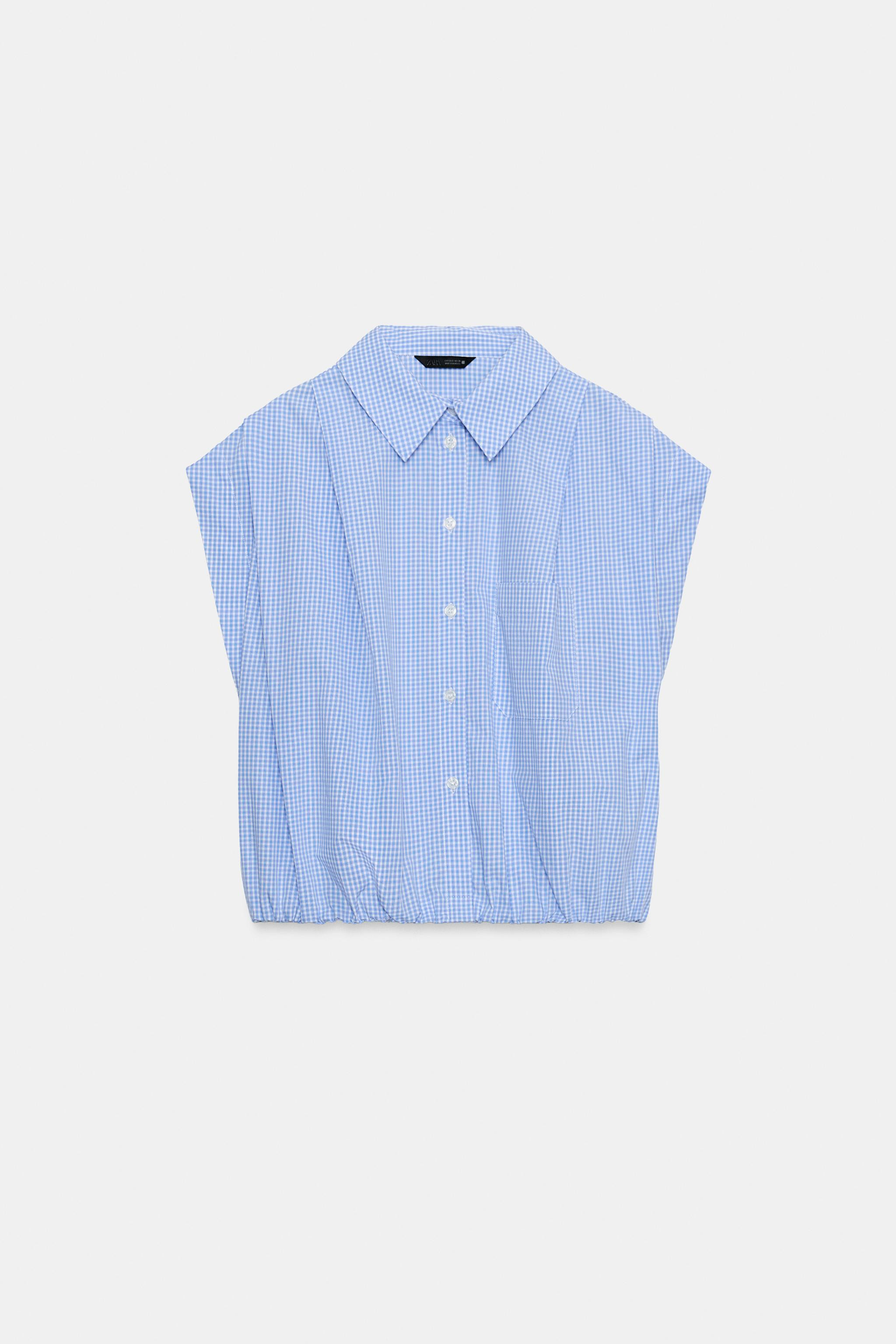 BALLOON CROPPED SHIRT | Zara US