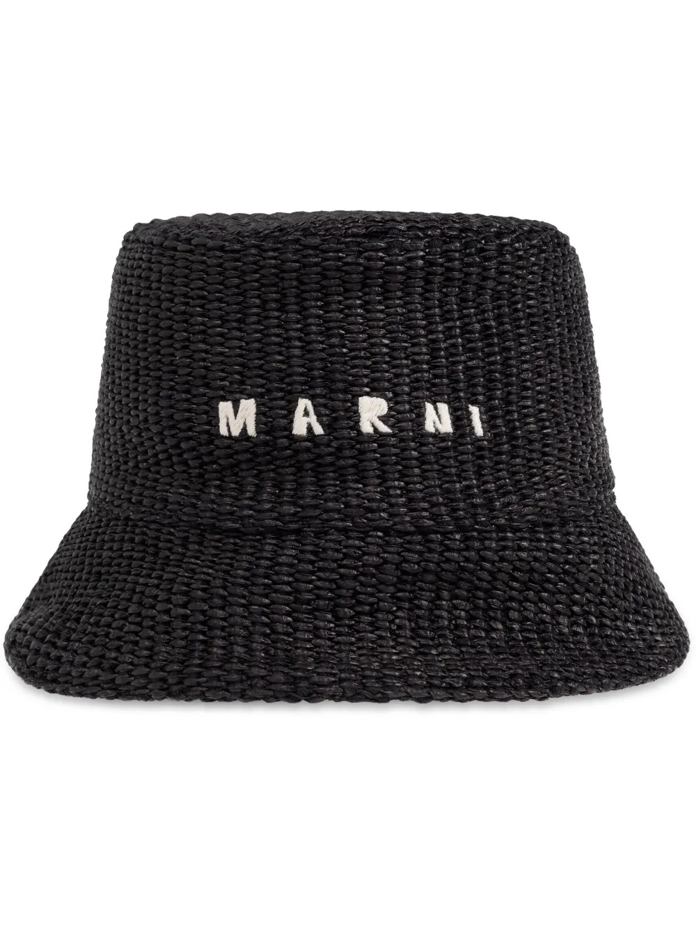 Marni logo-embroidered Bucket Hat | Black | FARFETCH | Farfetch Global