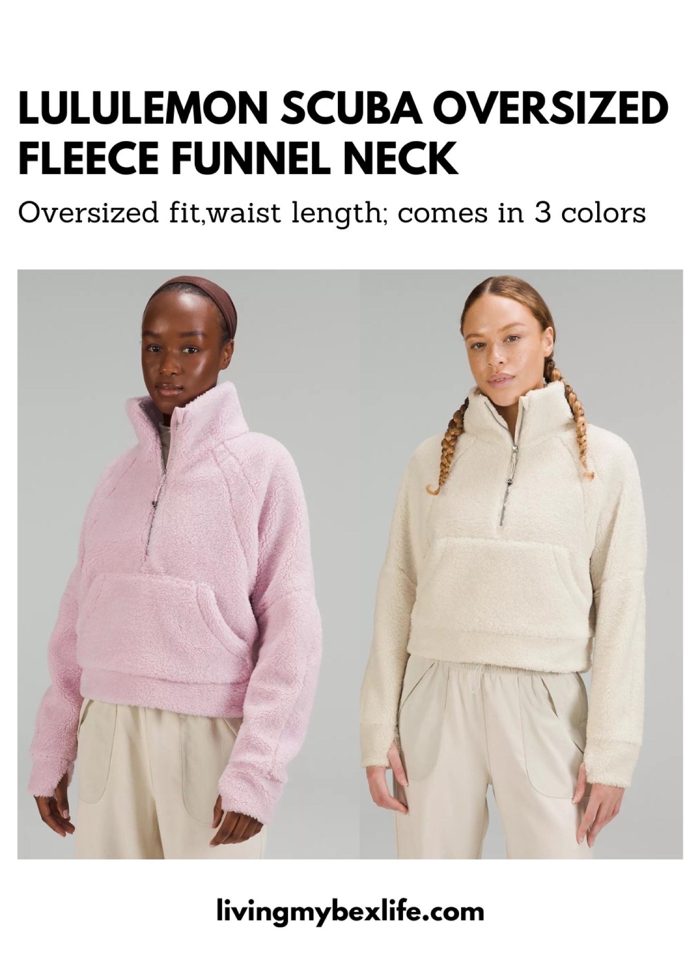 Scuba Oversized Fleece Funnel-Neck … curated on LTK