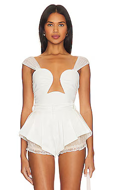 Free People x REVOLVE Double Take Bodysuit in Ivory from Revolve.com | Revolve Clothing (Global)
