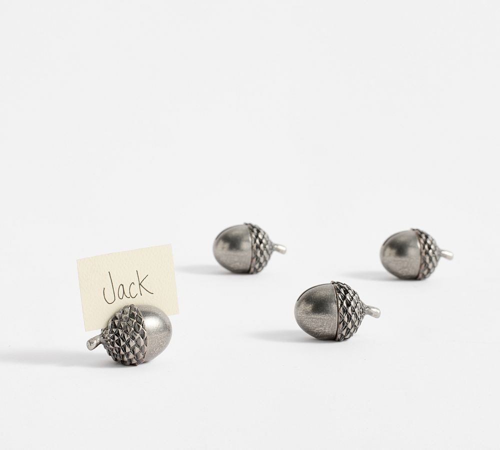 Acorn Place Card Holders - Set of 4 | Pottery Barn (US)