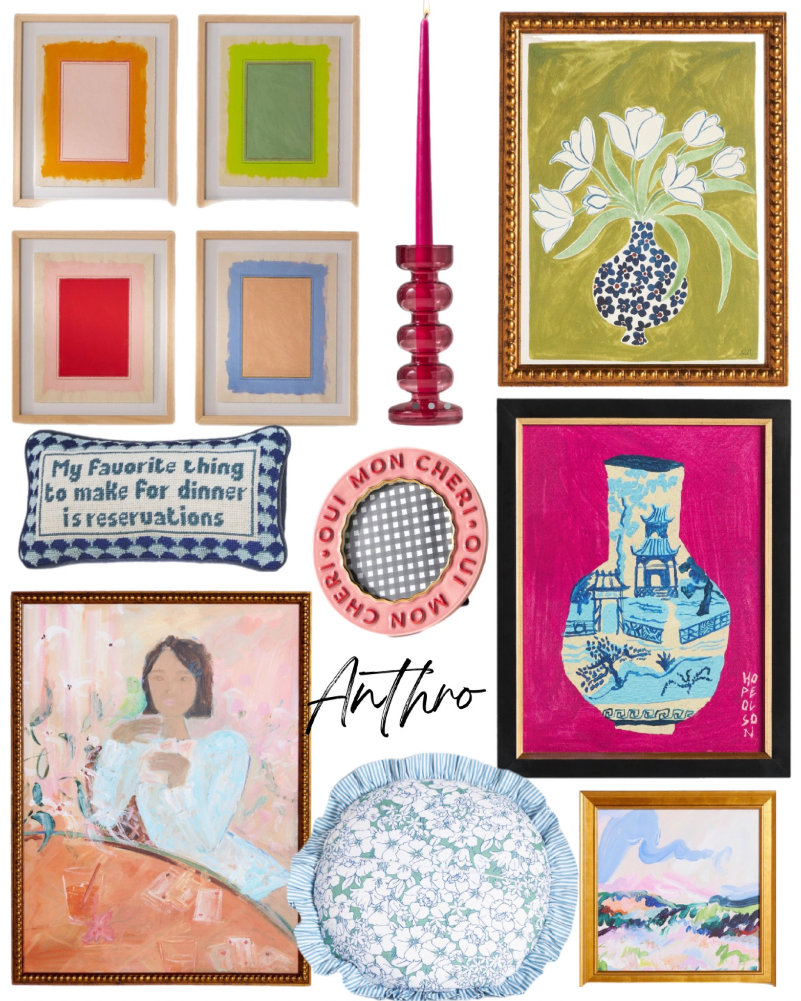 Anthropologie Finds! 

Art • Pillows • Picture Frames • Candlesticks 

#anthro #anthropologie #art #wallart #homedecor #blueandwhite #needlepoint #chinoiserie #grandmillenial

#LTKhome #LTKstyletip #LTKsalealert