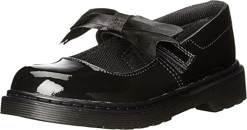 Dr. Martens Kid's Collection Maccy Mary Jane II Kids Shoes – Hook & Loop Closure – Leather Co... | Amazon (US)