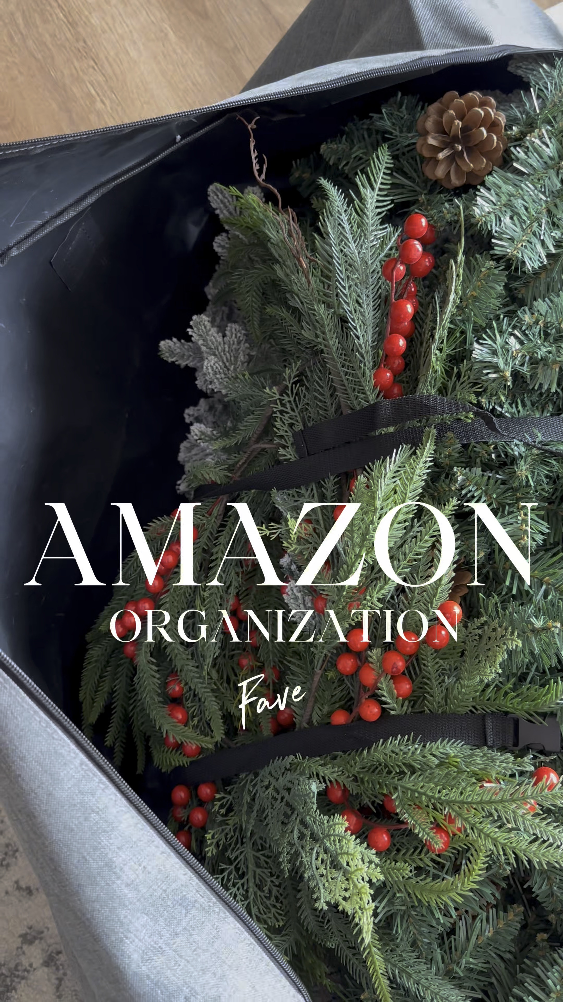 Only $22!!!! Heavy duty, durable storage bag that fit 2 Christmas trees & alll this garland with room to spare👏

#LTKHome #LTKWatchNow #LTKSeasonal
