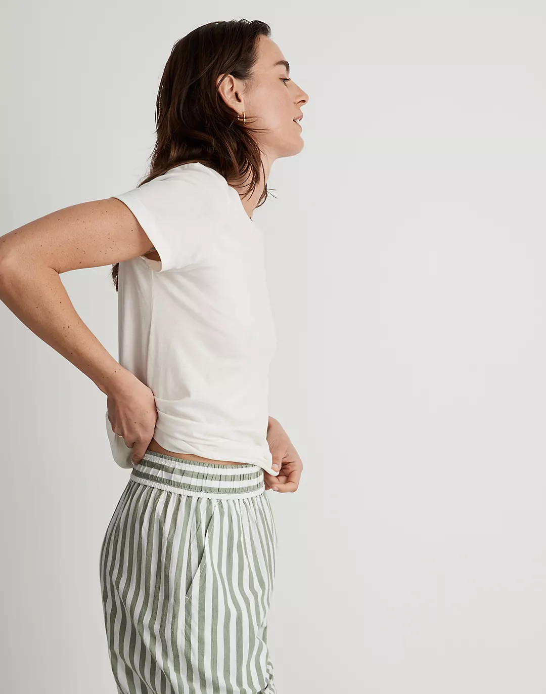 Drapey Crewneck Tee | Madewell