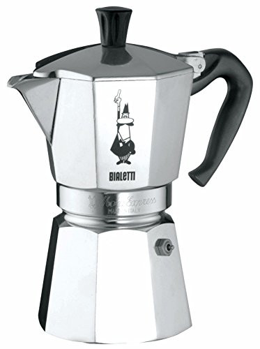Bialetti - Moka Express: Iconic Stovetop Espresso Maker, Makes Real Italian Coffee, Moka Pot 9 Cups (14 Oz - 420 Ml), Aluminium, Silver | Amazon (US)