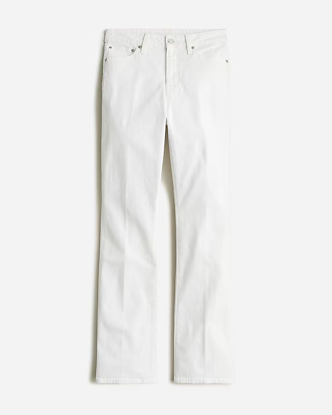 Petite full-length demi-boot jean in White wash | J.Crew US