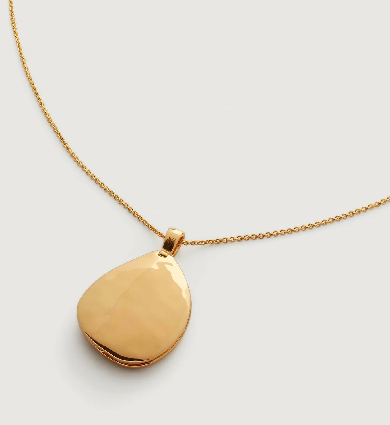 Deia Pebble Locket Fine Chain Necklace | Monica Vinader (Global)