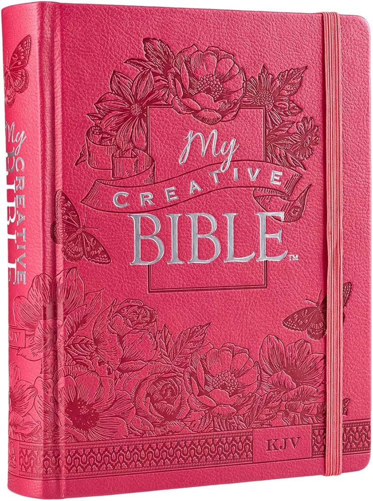 KJV Holy Bible, My Creative Bible, Faux Leather Hardcover - Ribbon Marker, King James Version, Br... | Amazon (US)