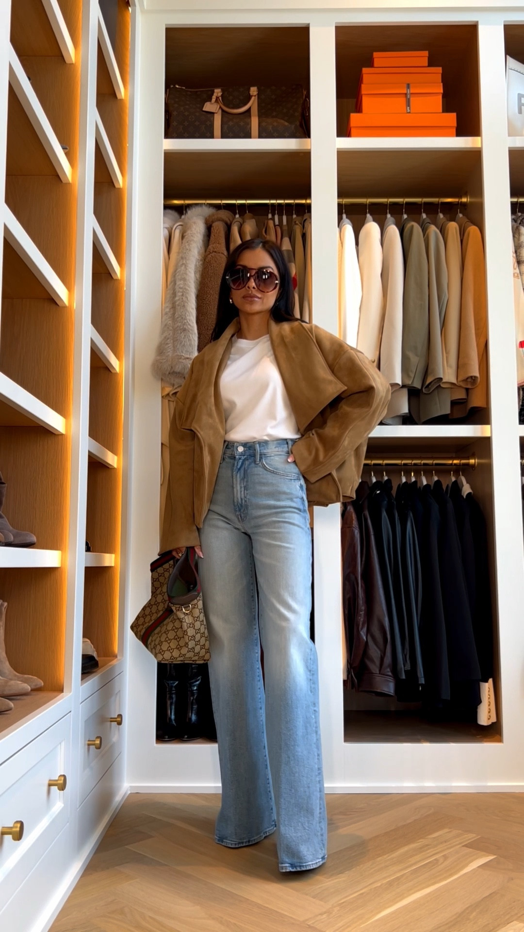 The Zara suede wrap jacket might be my favorite layering piece right now. The wrap detail gives it such a flattering shape and instantly makes any outfit feel more intentional. I love how easily it transitions from a polished casual day look to elevated date night.

Zara suede wrap jacket - size XS
VB Beverly Jeans - wearing a 24, runs TTS
Paige Jeans - wearing a 24, runs TTS
Mother Jeans - wearing a 24, runs TTSe

miamiamine Zara suede wrap jacket styled three ways date night outfit idea casual day look elevated layering piece chic spring jacket feminine polished style versatile wardrobe staple transitional outfit inspo zara spring must haves



#LTKootd #LTKPetite #LTKSeasonal