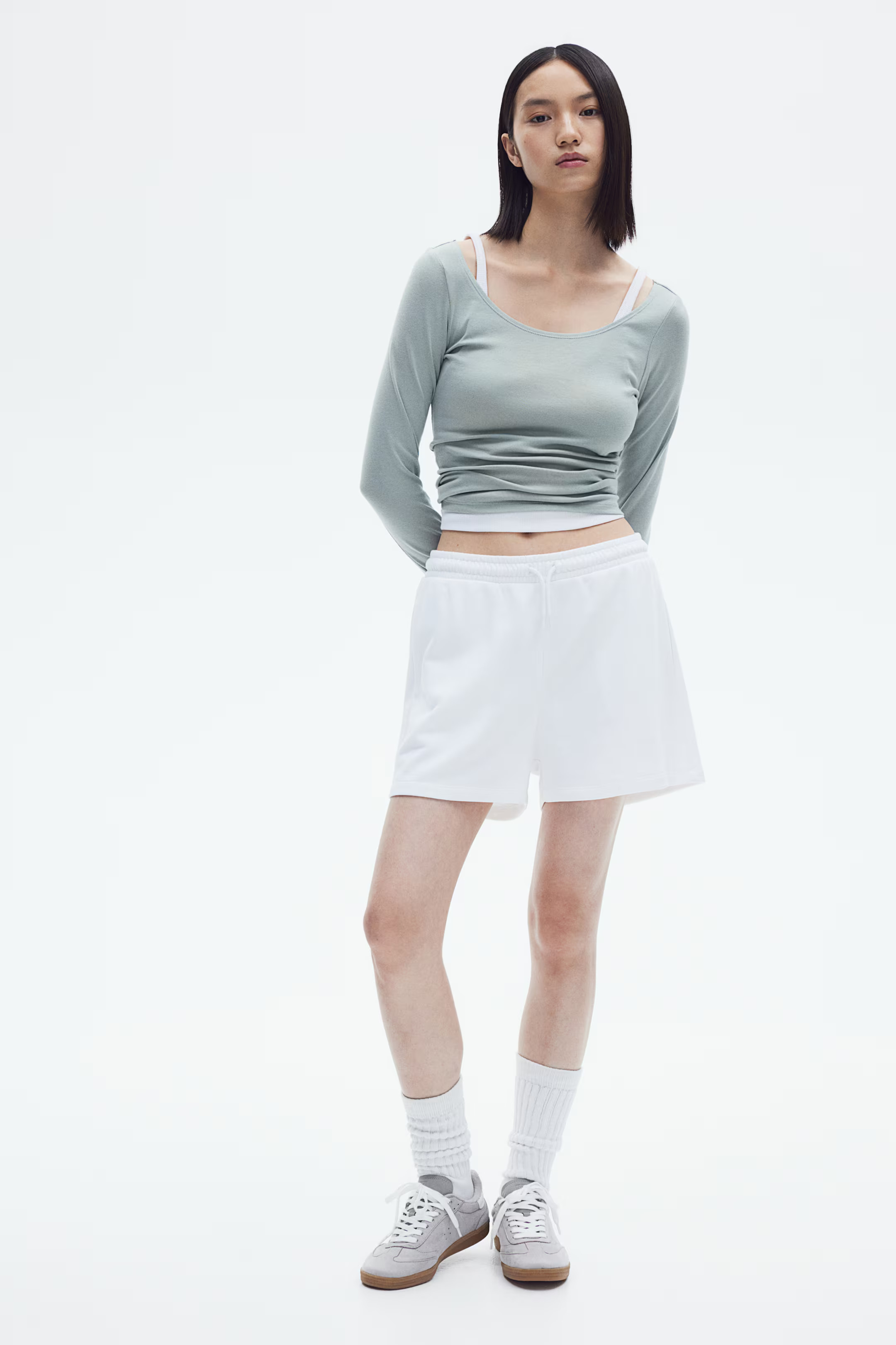 Trainers - Light grey - Ladies | H&M GB | H&M (UK, MY, IN, SG, PH, TW, HK)