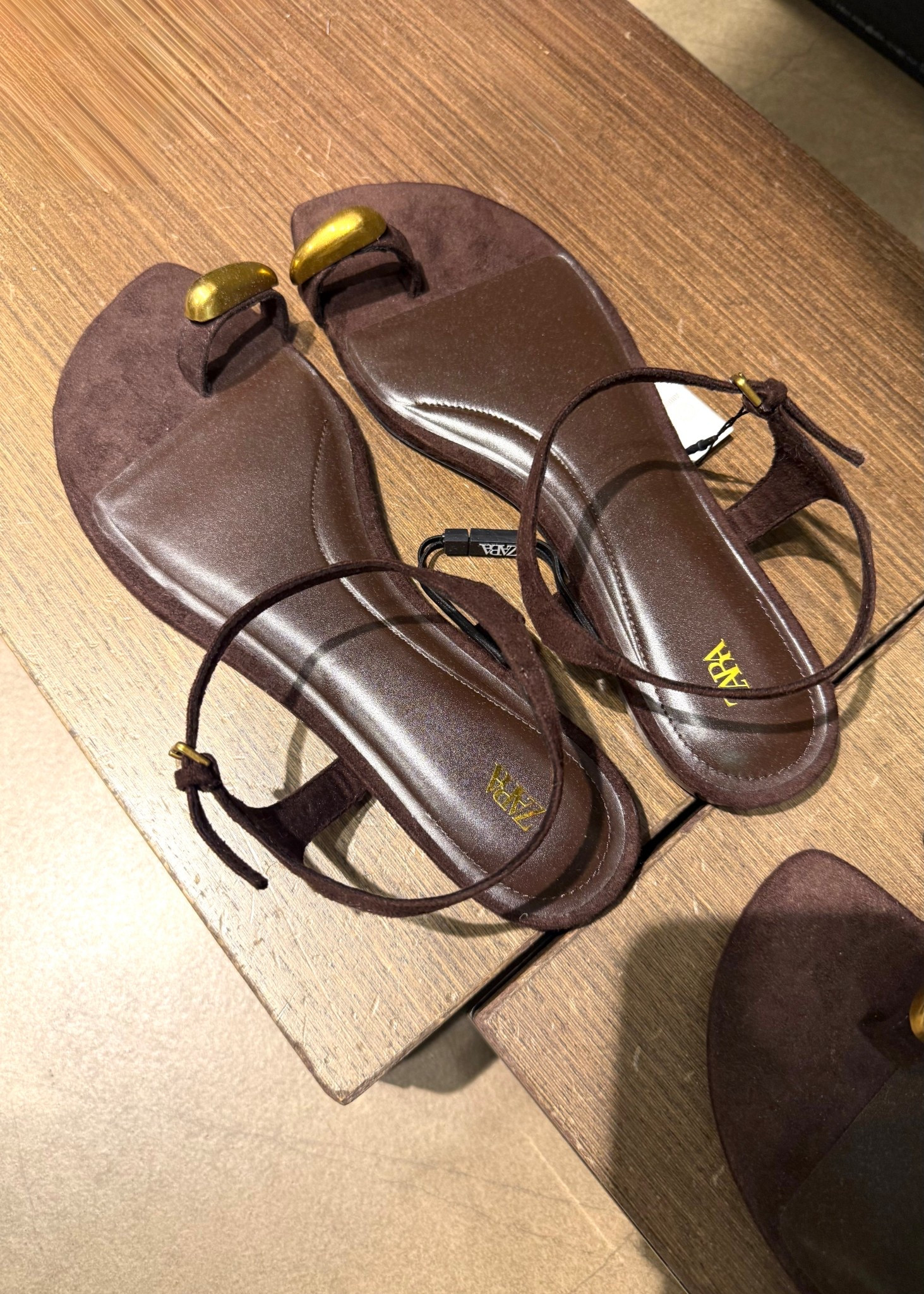 Brown sandals with gold details 

#LTKSeasonal