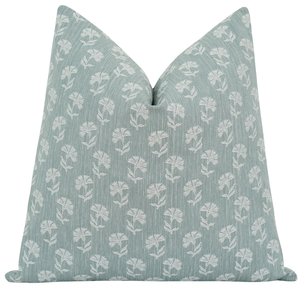 Warwick Spa Floral Block Print Pillow | Land of Pillows
