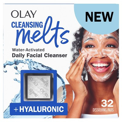 Olay Face Cleansing Melts with Hyaluronic Acid - 32ct | Target
