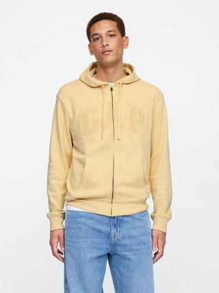 Relaxed Gap Logo Zip Hoodie | Gap Factory
