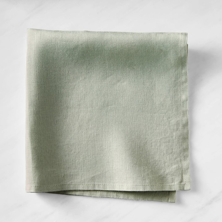 Italian Washed Linen Napkins, Set of 4 | Williams-Sonoma