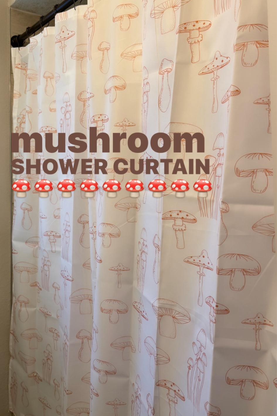 Still obsessed with my mushroom shower curtain and I love the neutral vibes! 🍄‍🟫 

#LTKfamily #LTKhome