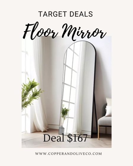 This large floor mirror is on SALE at Target! Under $175! Grab this now before it sells out! 

#LTKCyberWeek #LTKhome