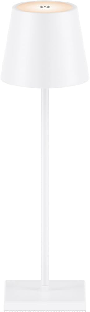 LED Cordless Table Lamp,5200 mAh Battery Powered Lamp,USB Rechargeable Night Light Bedside Lamp,P... | Amazon (US)