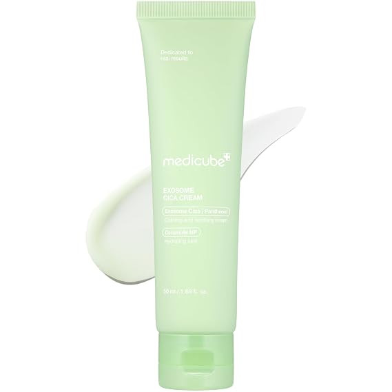 medicube Exosome Cica Tea Tree Cream for Sensitive Skin with Centella Asiatica help reduce rednes... | Amazon (US)