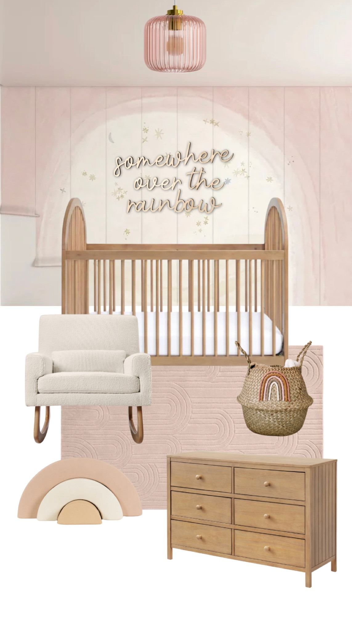 Rainbow nursery inspo 🌈💕

#LTKBump #LTKBaby #LTKKids