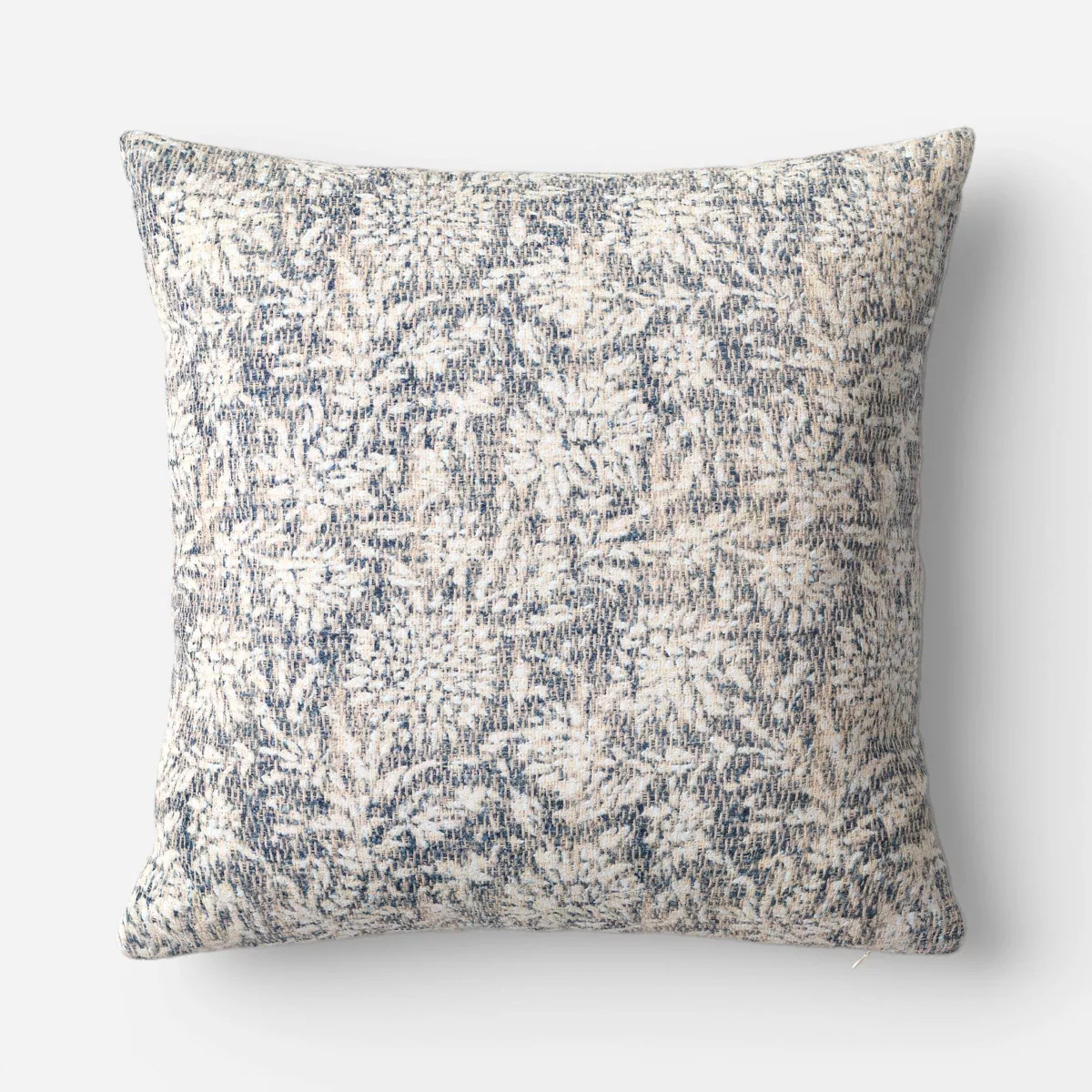 Square Floral Throw Pillow Blue - Threshold™ | Target