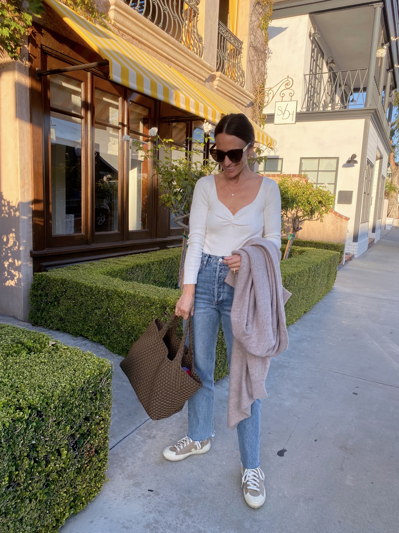 Mink woven naghedi restocked in the medium size 
90’s jeans 
Cashmere duster 

#LTKstyletip #LTKSeasonal