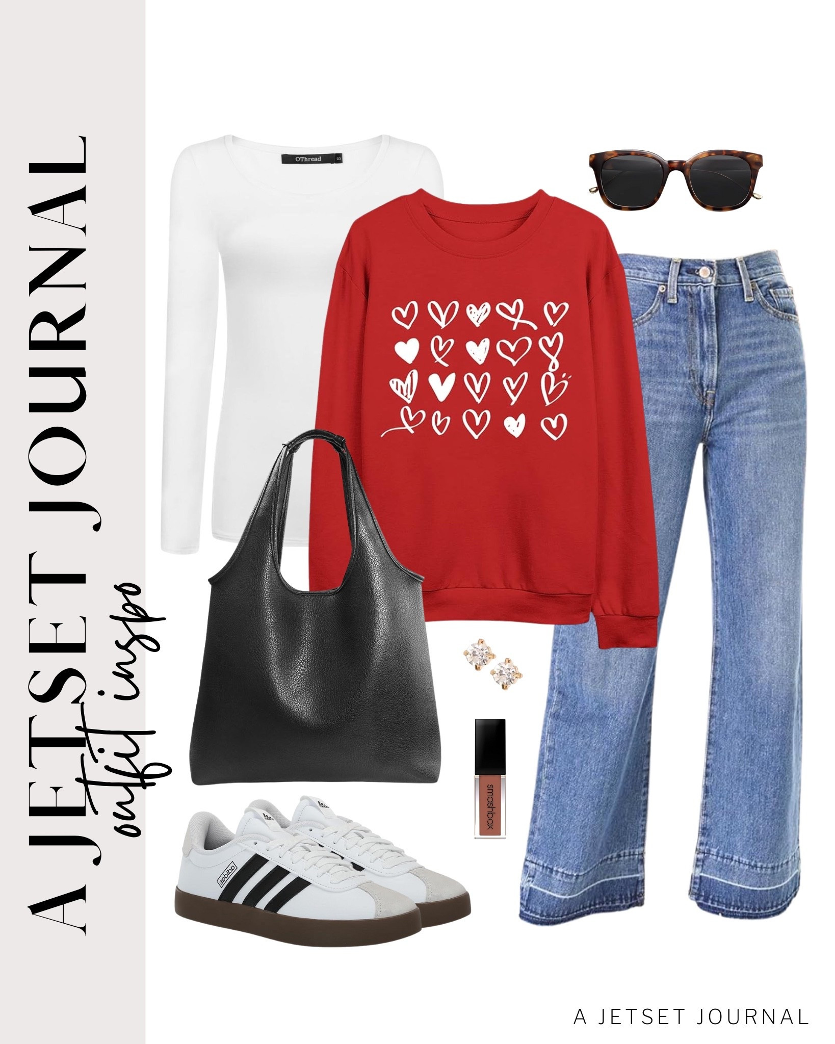 A fun new look you’re going to love for Valentine’s Day. Perfect for a casual day out.
valentine sweater, vday outfit, straight leg jeans, smashbox, airport outfit, winter fashion, comfy outfit, winter style, everyday look, running errand outfit idea, makeup favorite, beauty must have, affordable style, amazon fashion

#LTKBeauty #LTKU #LTKSeasonal